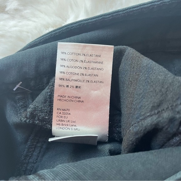 Pilcro Black Pleated High-Waisted Shorts 29 - Picture 7 of 8